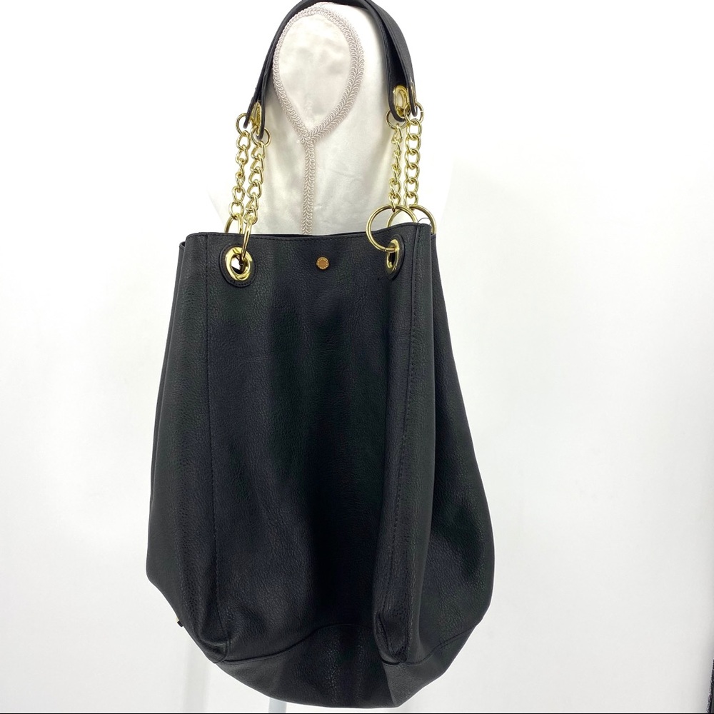 STEVE MADDEN  Black Shoulder Bag - Large - Picture 2 of 8